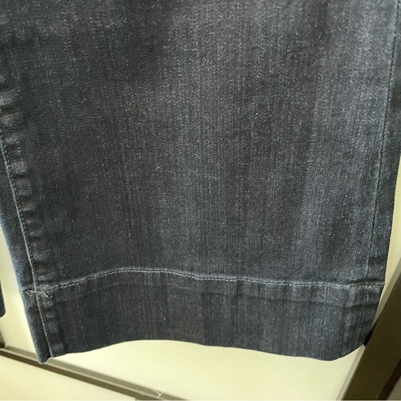 [31] Pilcro & Letterpress Superscript Hi Rise Flare Leg Dark Wash Denim Jean - Picture 10 of 16